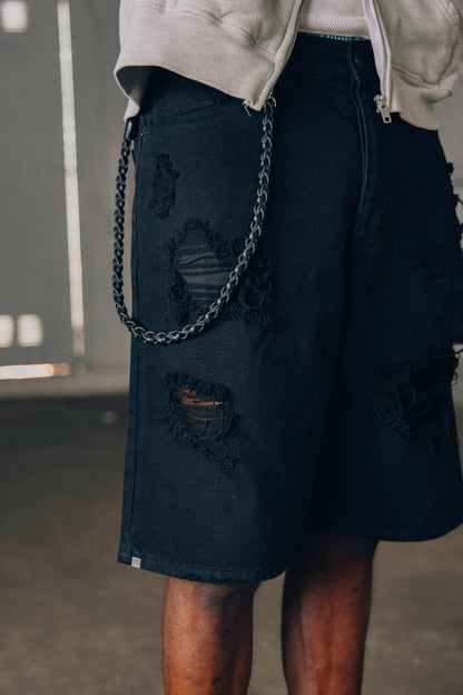 MB-011 STANDARD SHORTS (DISTRESS)