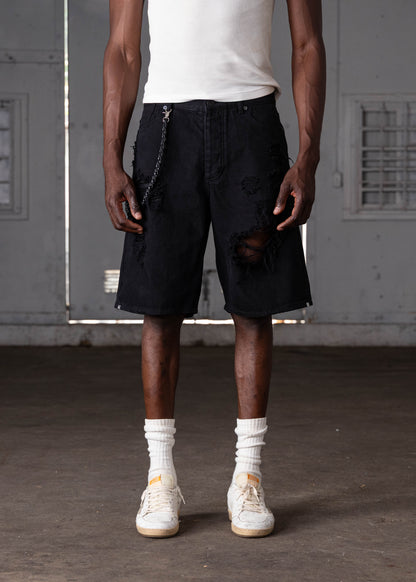 MB-011 STANDARD SHORTS (DISTRESS)
