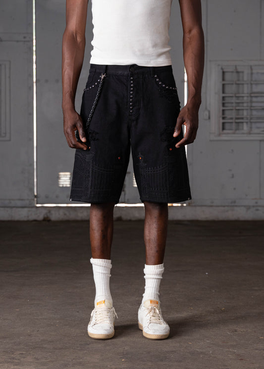 MB-008 LATTICE SHORTS